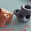 Gốm gốc cây 3 nhánh - Cái