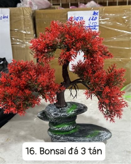 cây bonsai nhựa trang trí hồ cá