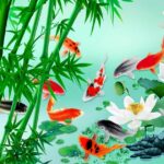 tranh 3d bể cá