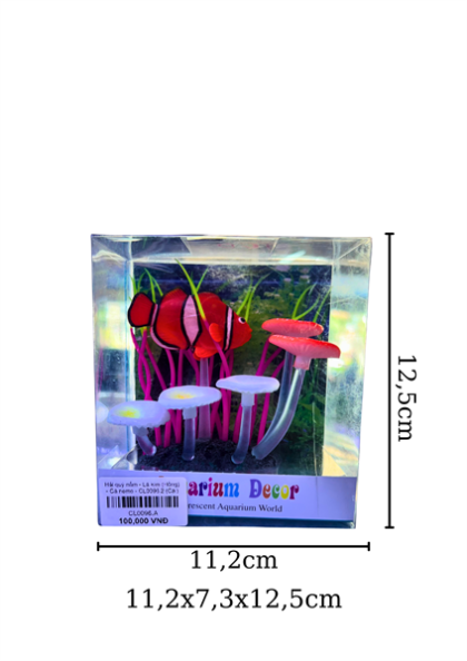 Hải quỳ nấm - Lá kim (Hồng) - Cá nemo - CL0096.2 - Cái