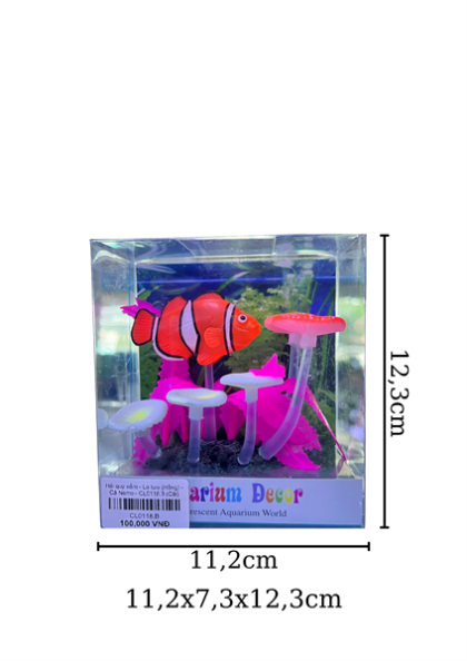 Hải quỳ nấm - Lá tưa (Hồng) - Cá Nemo - CL0118.3 - Cái