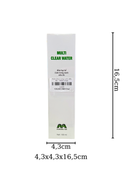 Multi Clear trong nước siêu tốc - 100ml