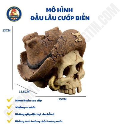 Đầu Lâu Đội Nón Bm190L - 15X13.5X13