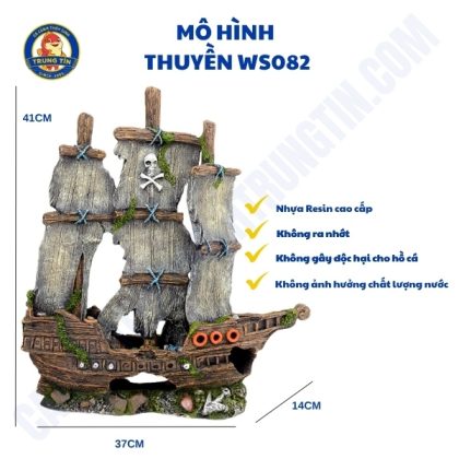 Thuyền Ws082 - 37X14X41
