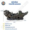 Thuyền Ws005S - 25X7.5X10.4