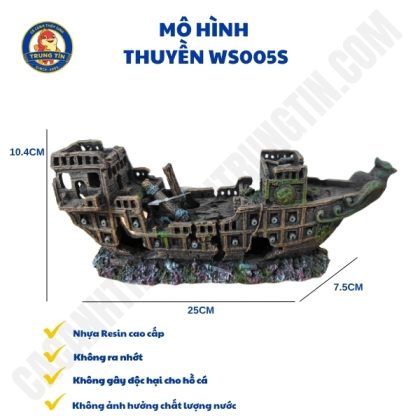 Thuyền Ws005S - 25X7.5X10.4