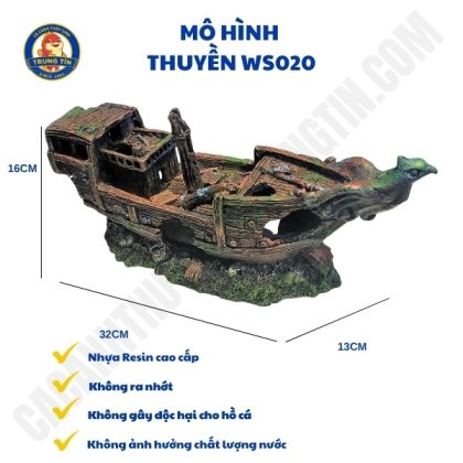 Thuyền Ws020 - 32X13X16