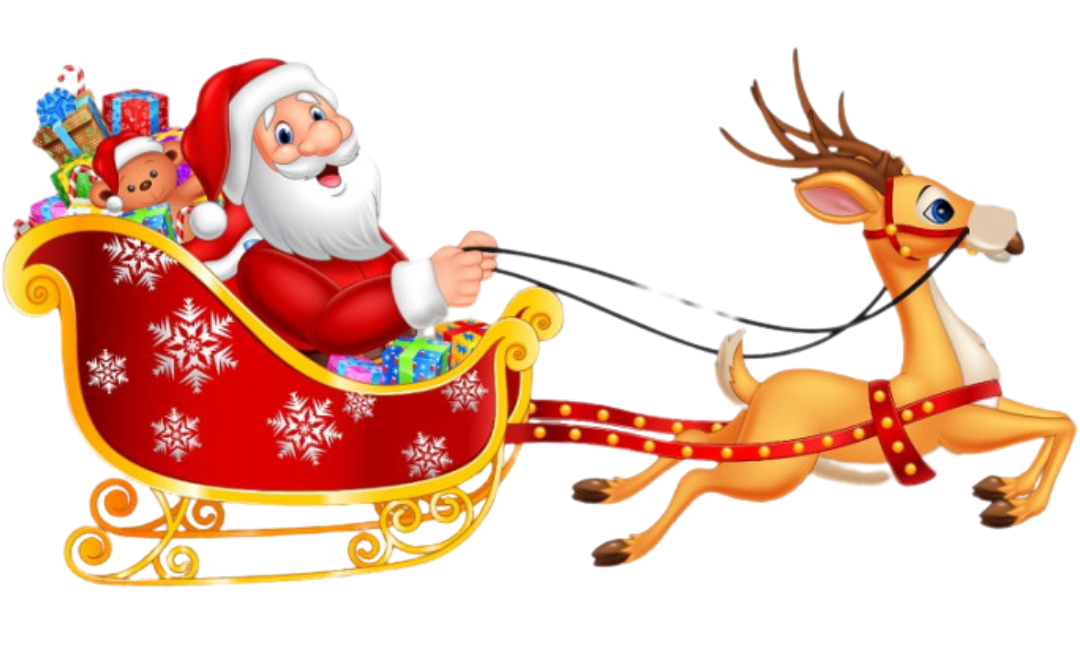 Xe tuần lộc chở ông già Noel