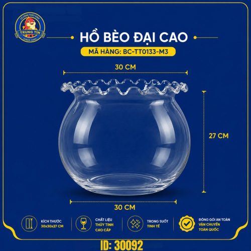 Bể cá tròn lớn cao